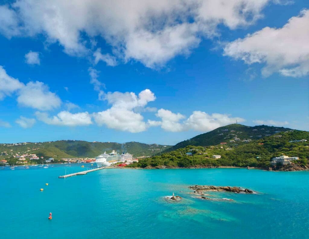 the beautiful St. Thomas landscape